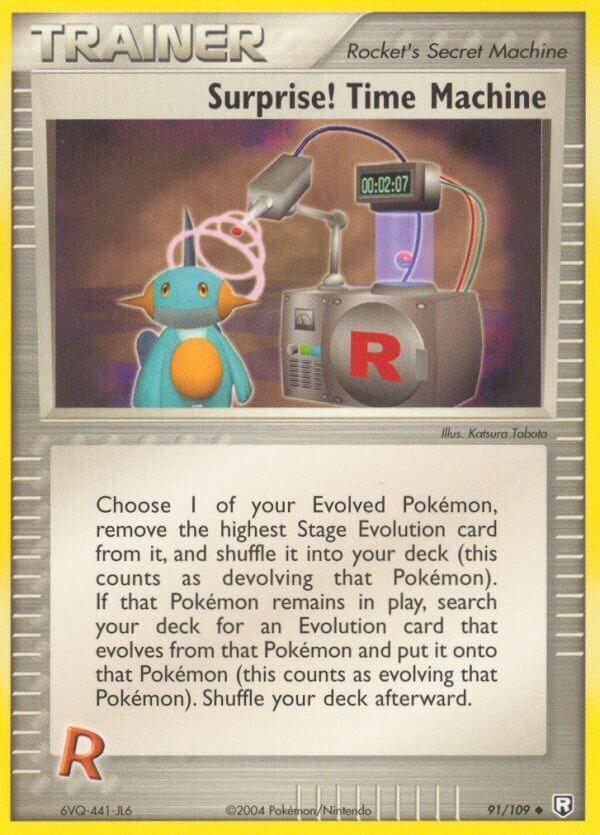 Team Rocket Returns Surprise! Time Machine Pokémon card